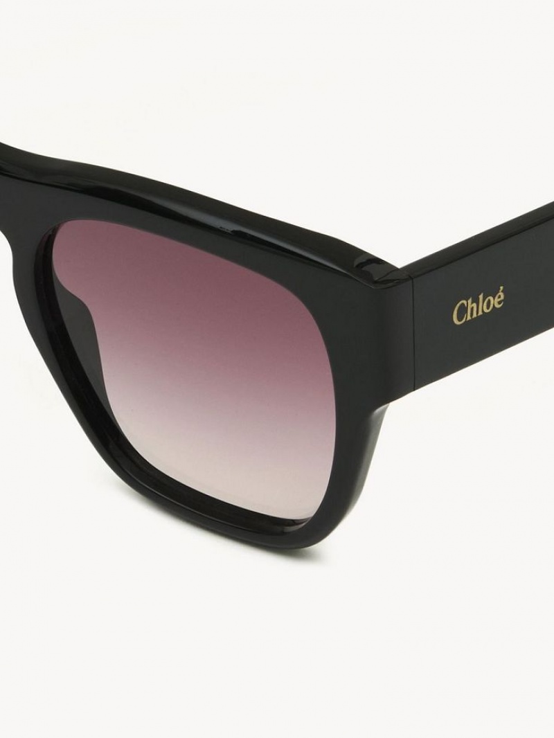 Lunette de Soleil Chloe Gayia Noir | CHE-SR14579