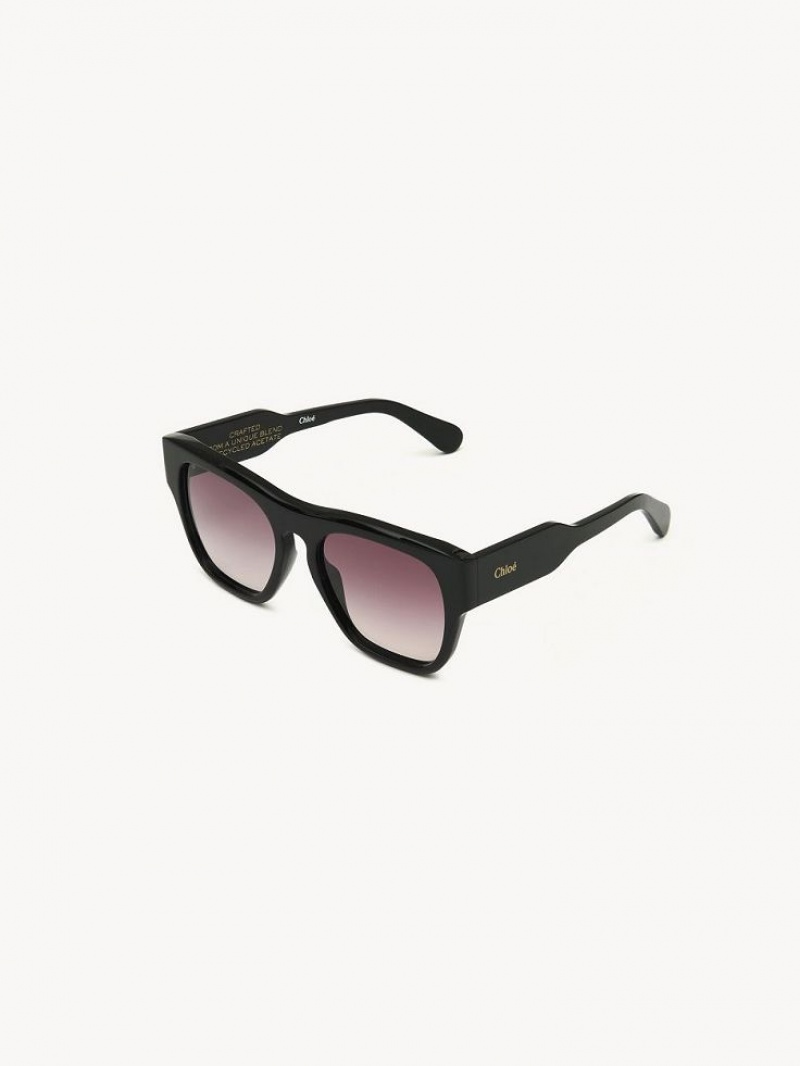 Lunette de Soleil Chloe Gayia Noir | CHE-SR14579