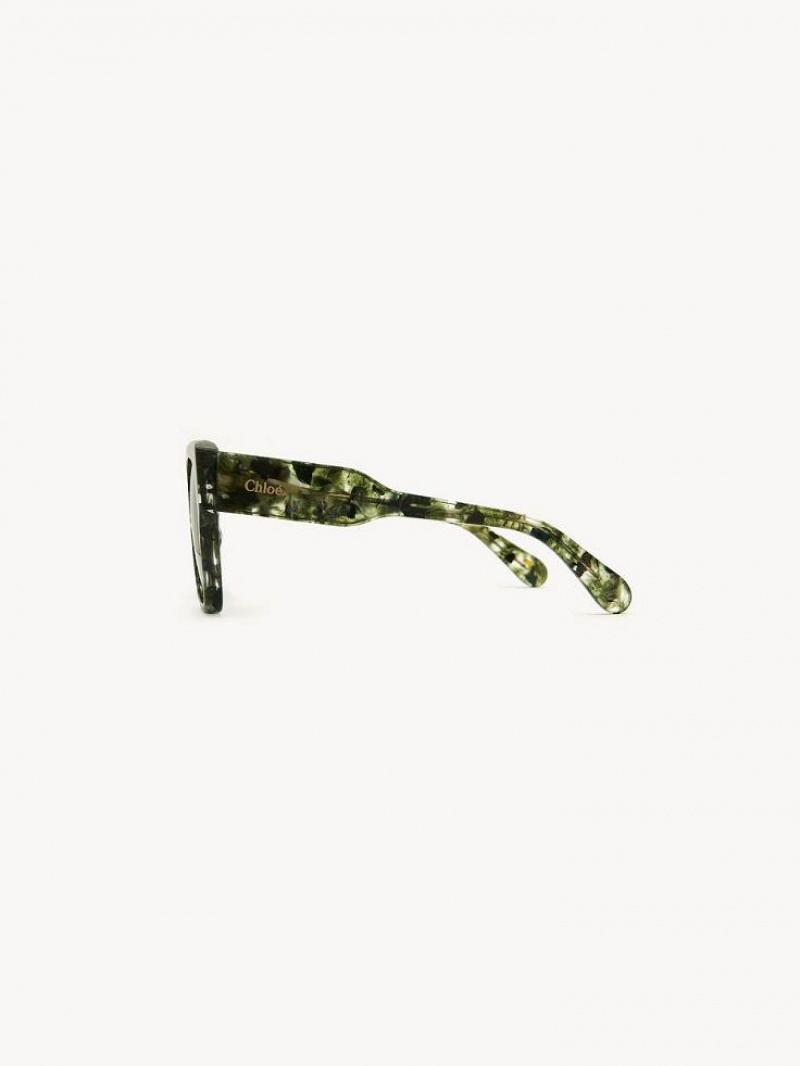 Lunette de Soleil Chloe Gayia Vert | CHE-SR14580