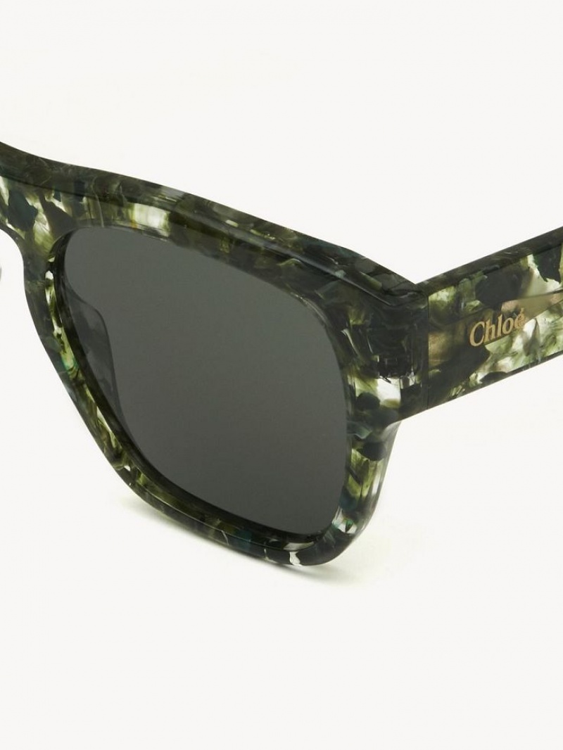 Lunette de Soleil Chloe Gayia Vert | CHE-SR14580