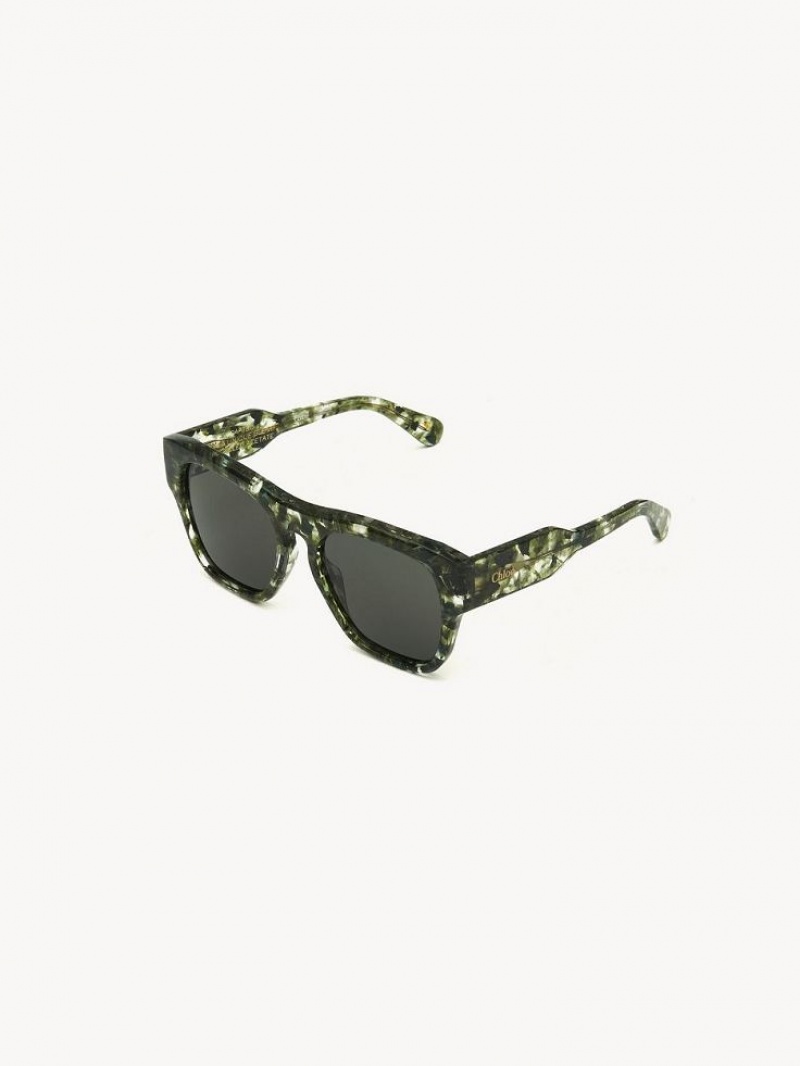 Lunette de Soleil Chloe Gayia Vert | CHE-SR14580