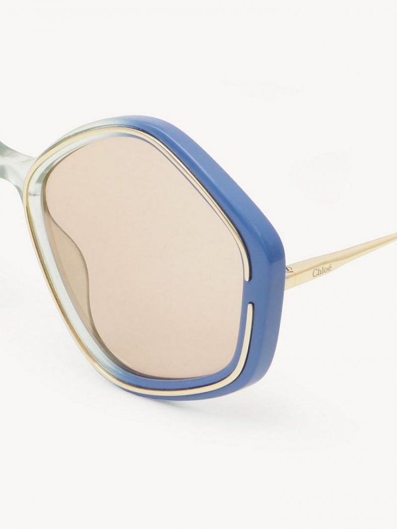 Lunette de Soleil Chloe Kheene Bleu | CHE-SR14505