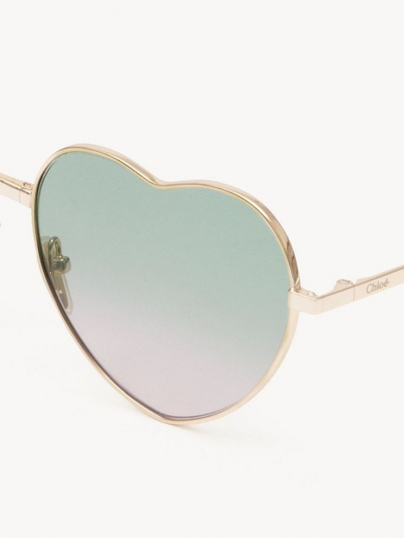 Lunette de Soleil Chloe Milane Vert Rose | CHE-SR14549