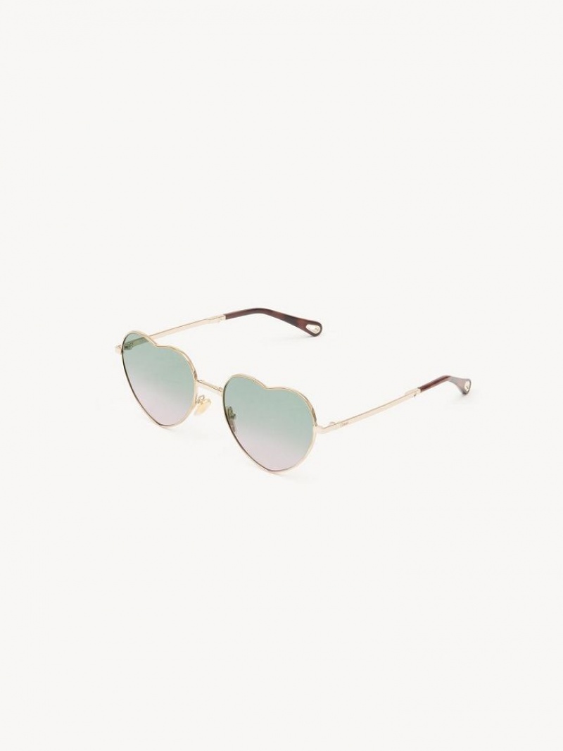 Lunette de Soleil Chloe Milane Vert Rose | CHE-SR14549