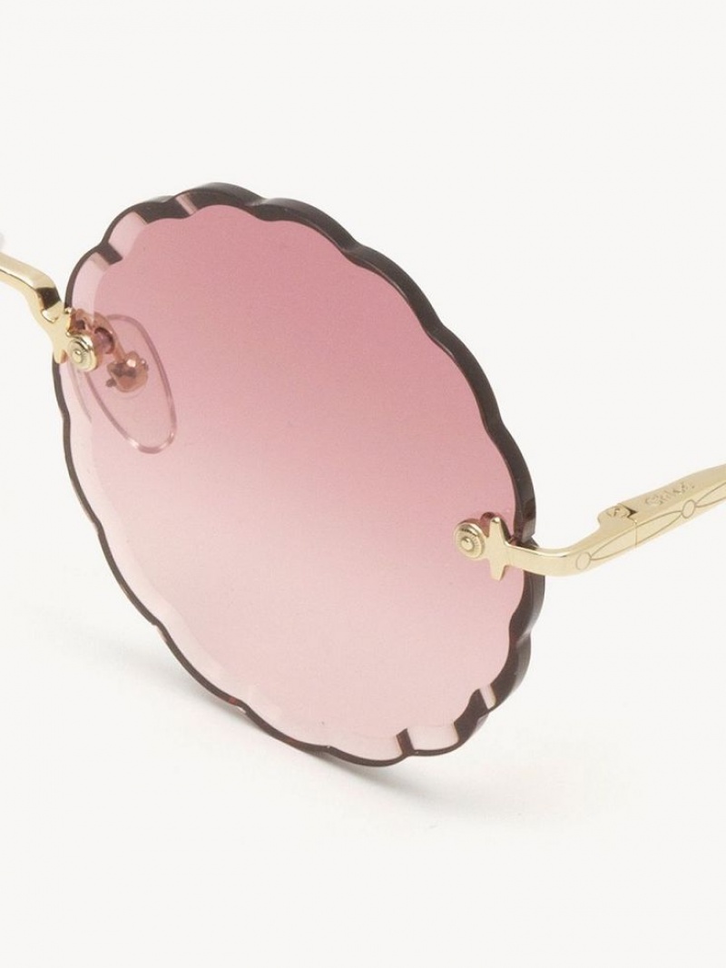 Lunette de Soleil Chloe Rosie Doré Rose | CHE-SR14555