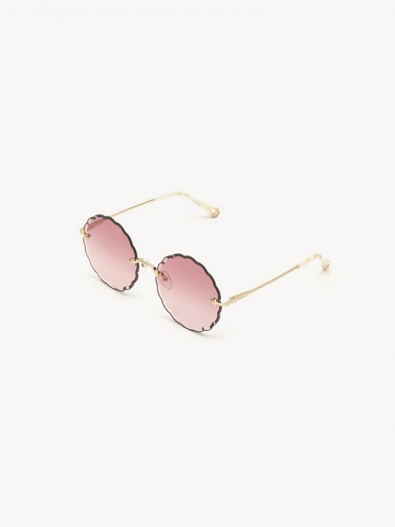 Lunette de Soleil Chloe Rosie Doré Rose | CHE-SR14555