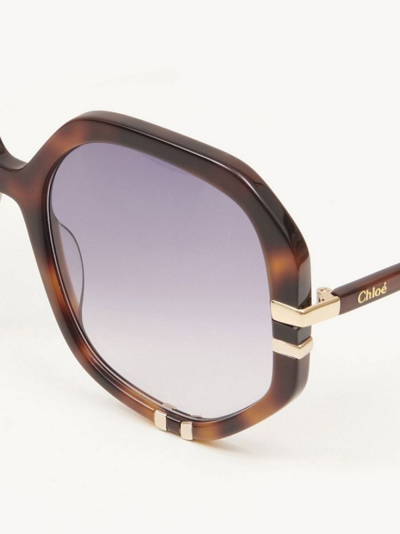 Lunette de Soleil Chloe West Bleu | CHE-SR14559