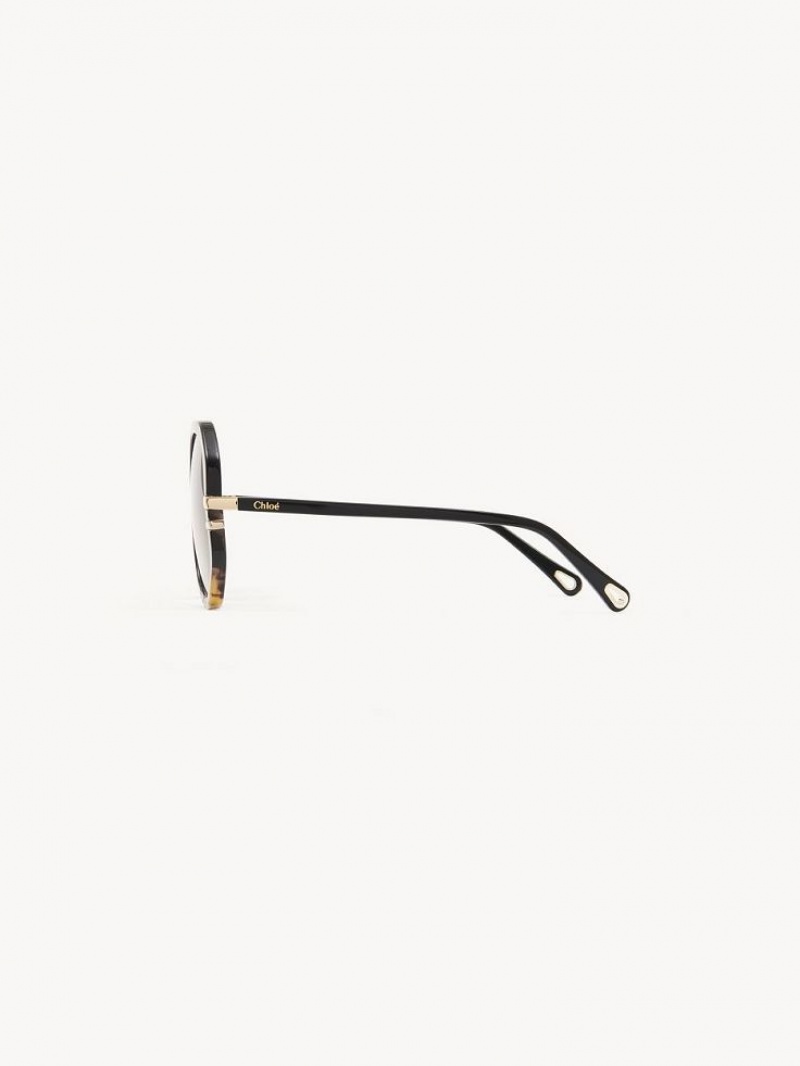 Lunette de Soleil Chloe West Noir | CHE-SR14560