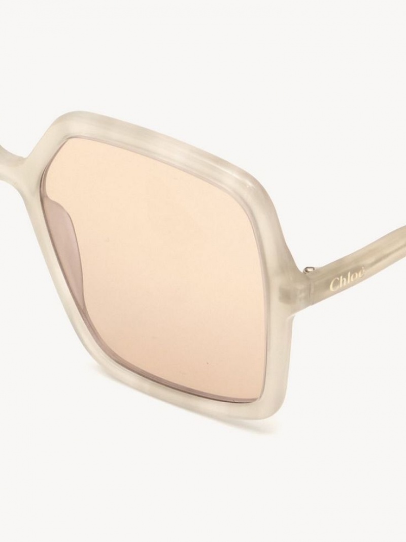 Lunette de Soleil Chloe Zelie Blanche | CHE-SR14516