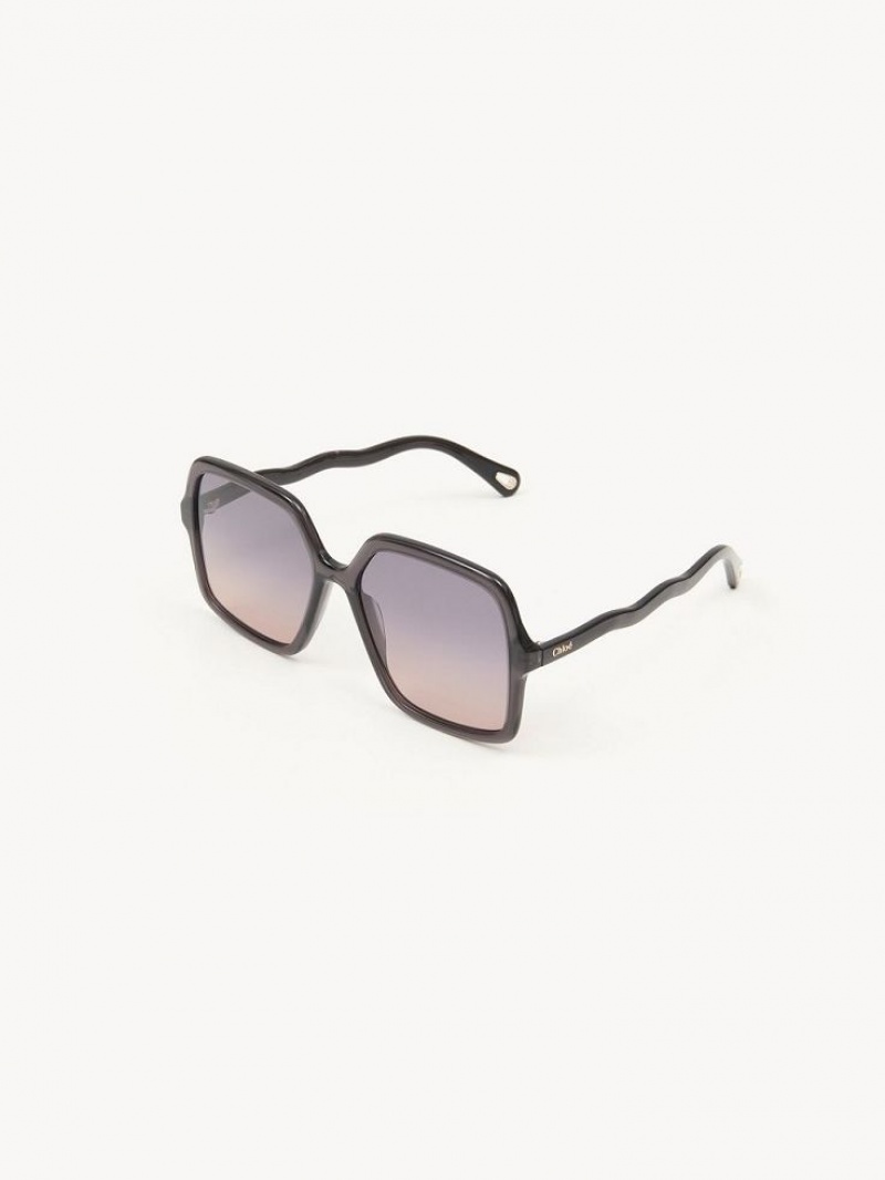 Lunette de Soleil Chloe Zelie Grise | CHE-SR14561