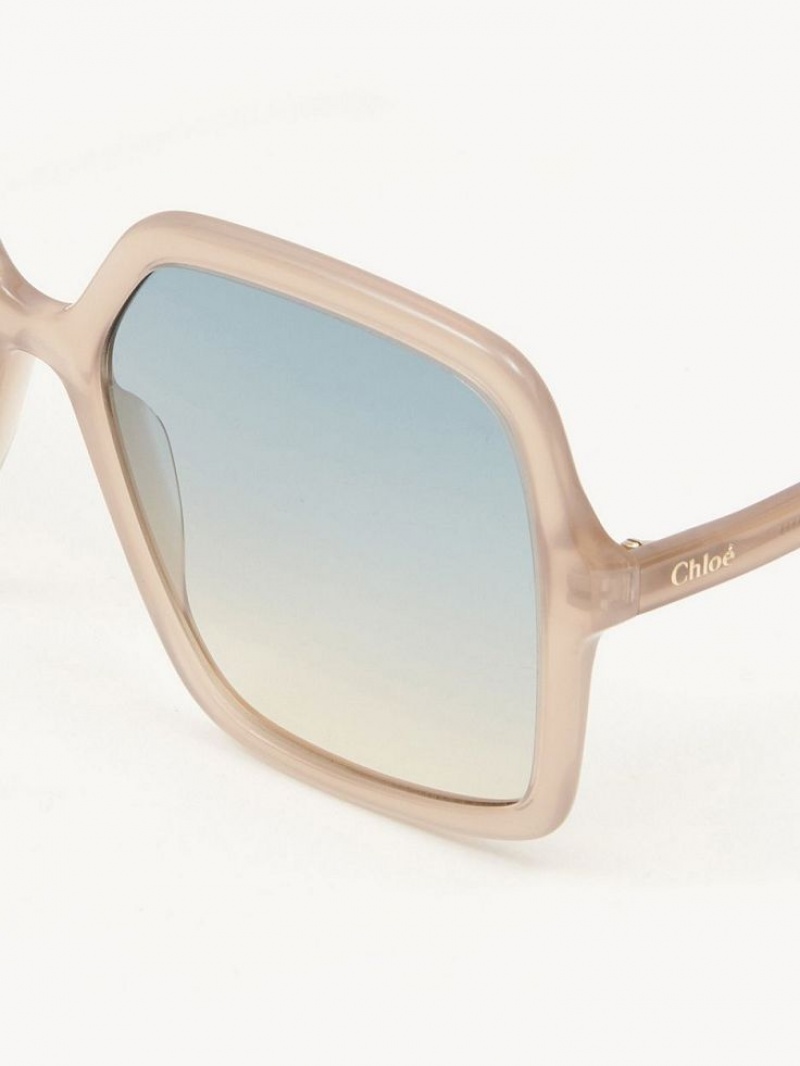 Lunette de Soleil Chloe Zelie Marron Beige | CHE-SR14551