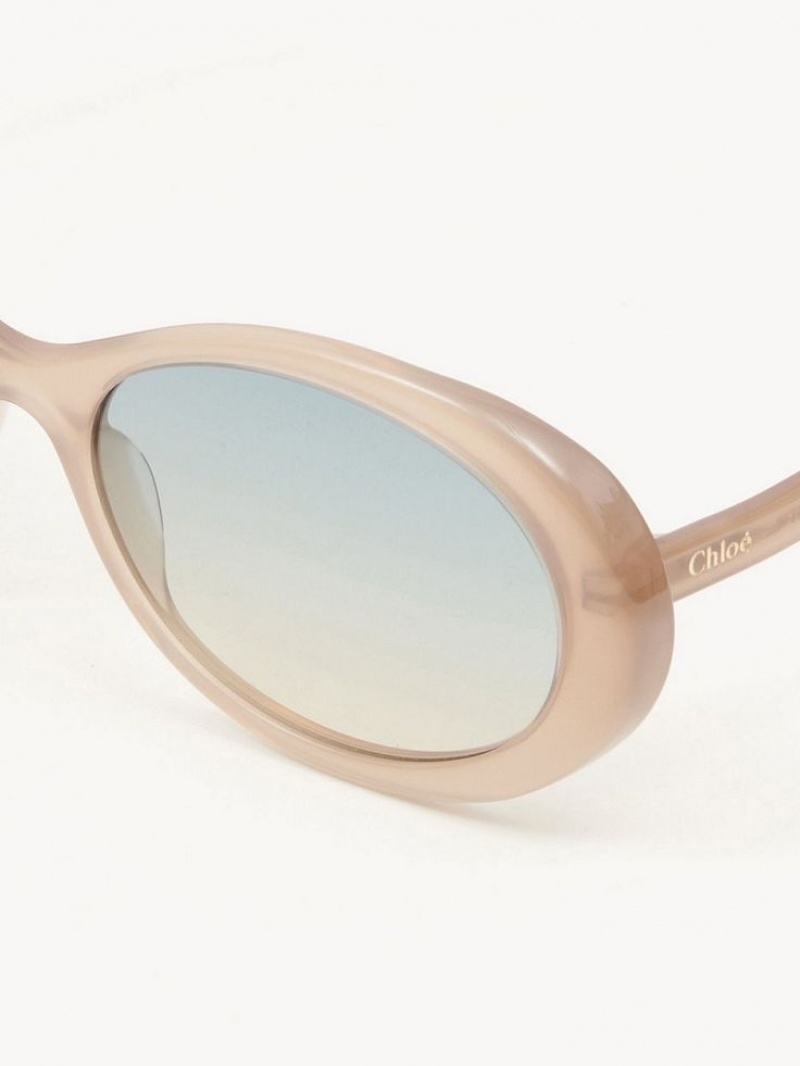 Lunette de Soleil Chloe Zelie Marron Beige | CHE-SR14553