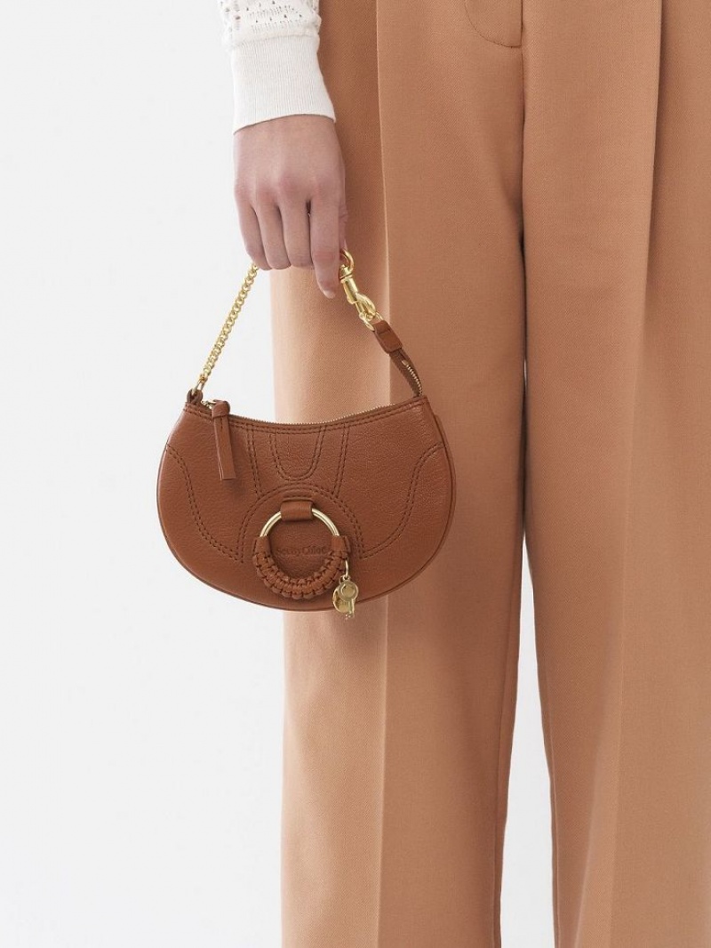 Mini Sacs Chloe Hana Clutch Marron | CHE-SR14768