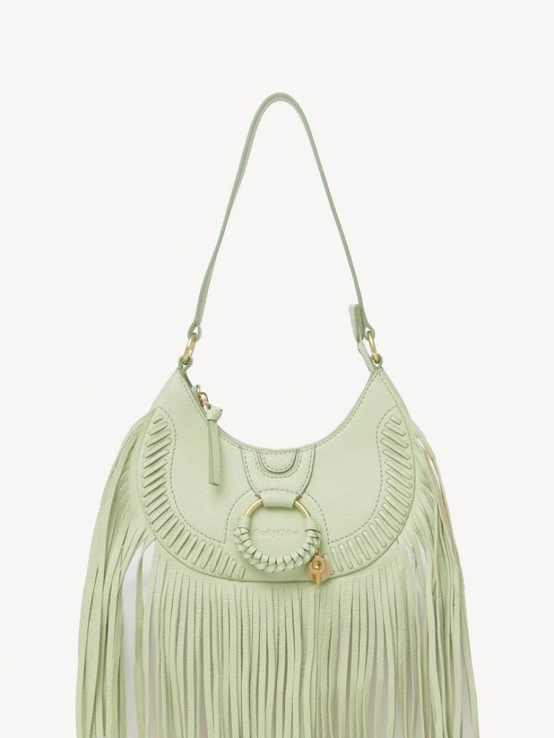 Mini Sacs Chloe Hana Half Moon Vert | CHE-SR14739