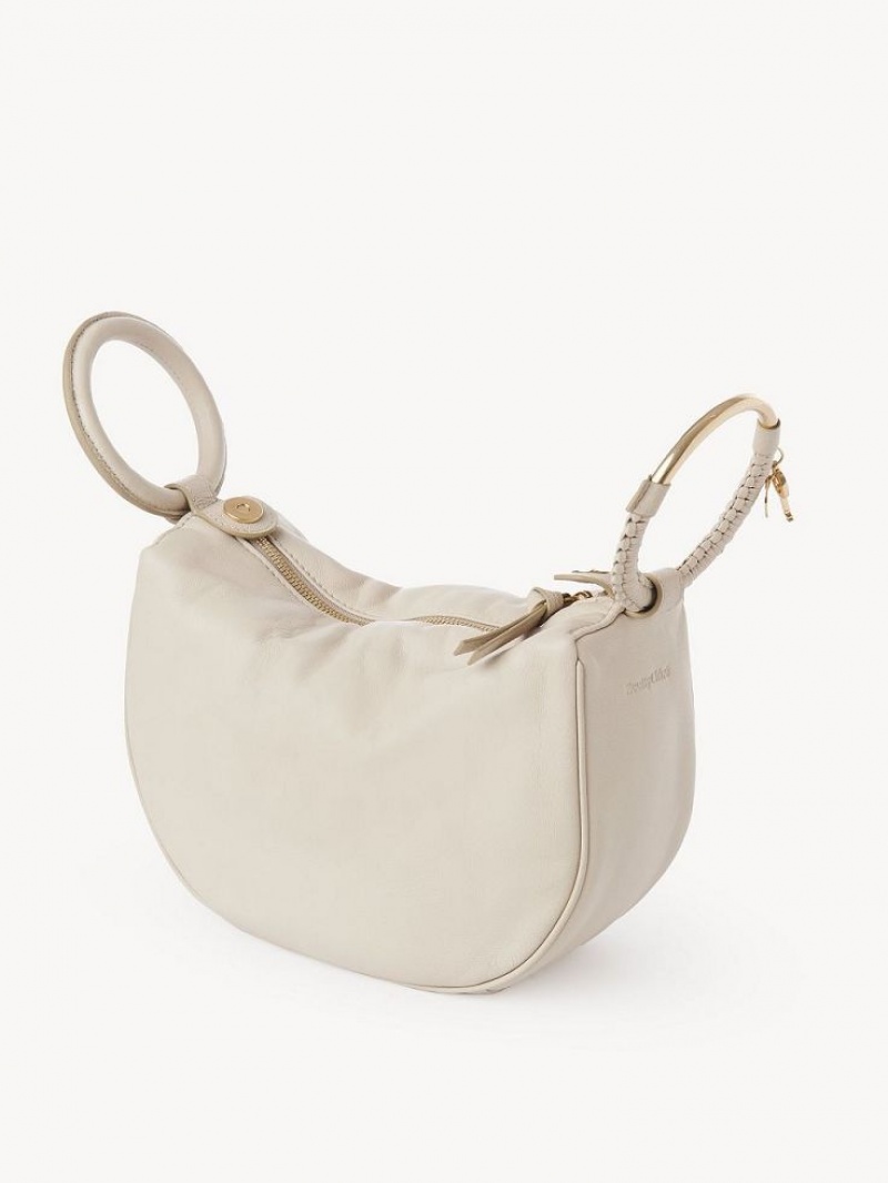 Mini Sacs Chloe Hana Wristlet Beige | CHE-SR14774