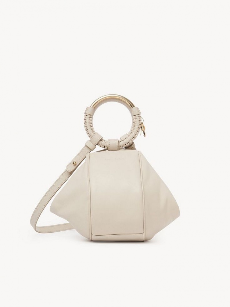 Mini Sacs Chloe Hana Wristlet Beige | CHE-SR14774