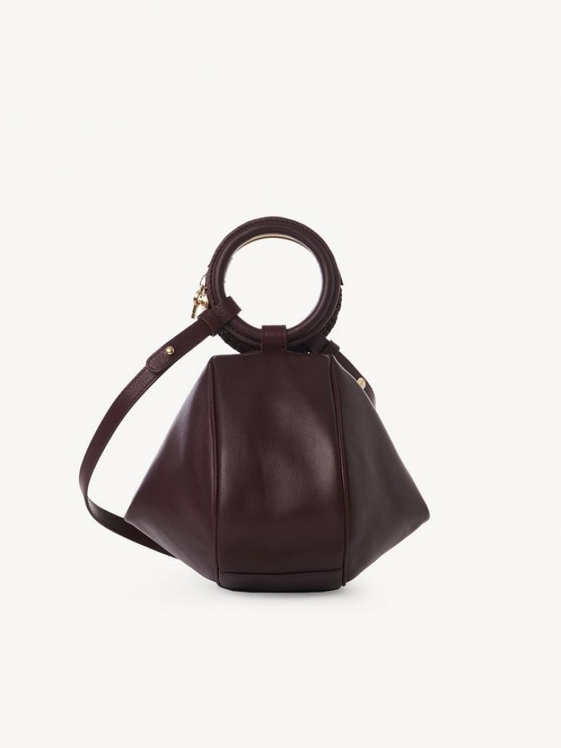 Mini Sacs Chloe Hana Wristlet Bordeaux | CHE-SR14772