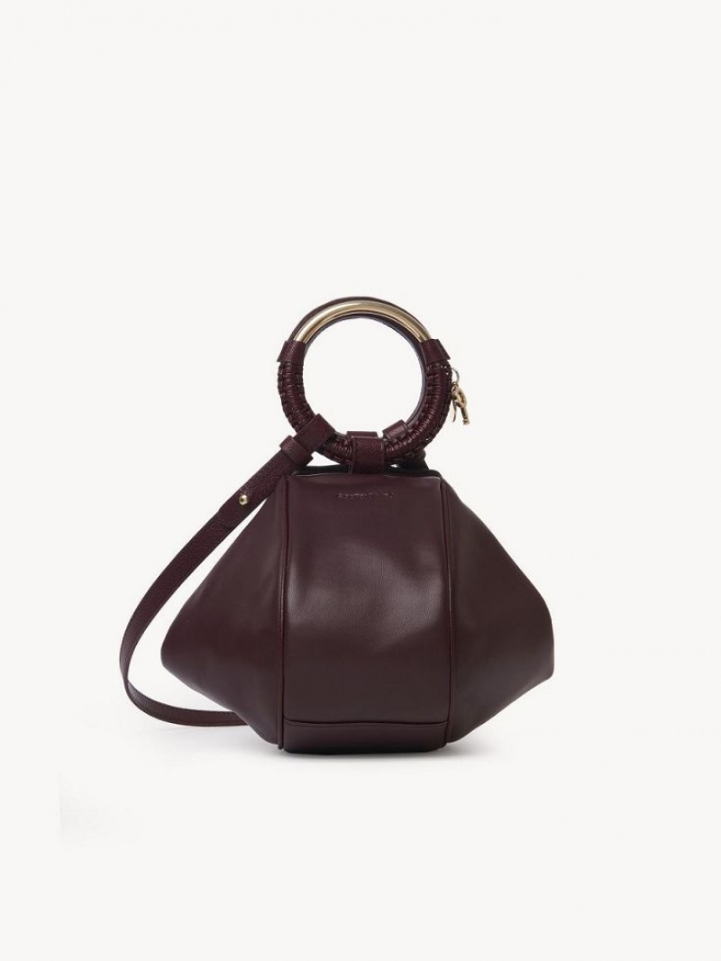 Mini Sacs Chloe Hana Wristlet Bordeaux | CHE-SR14772