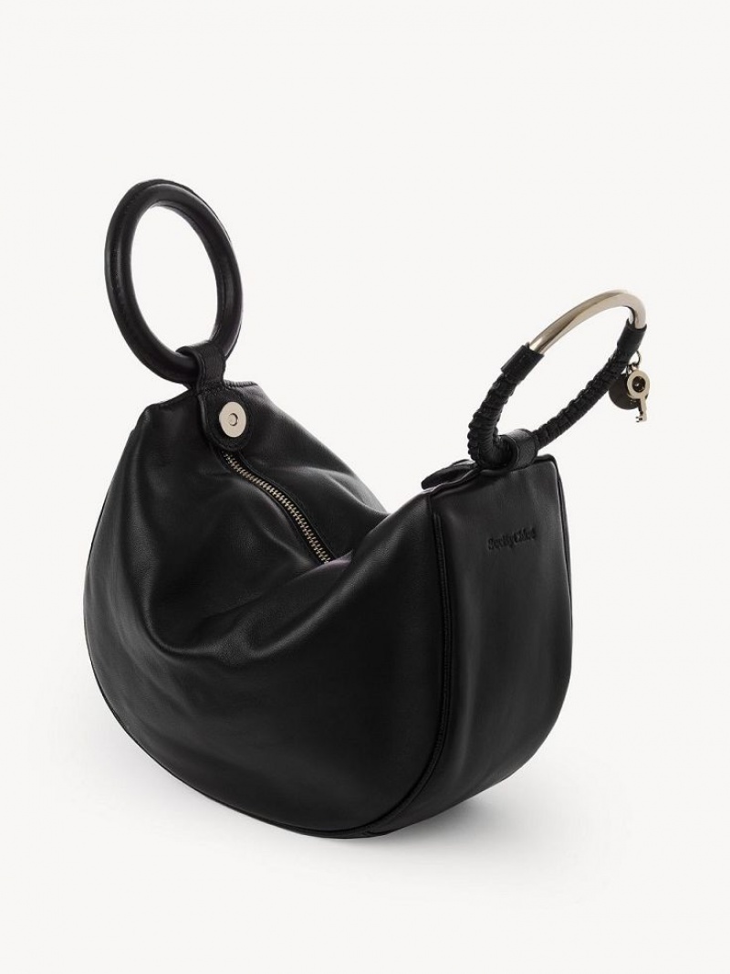 Mini Sacs Chloe Hana Wristlet Noir | CHE-SR14771