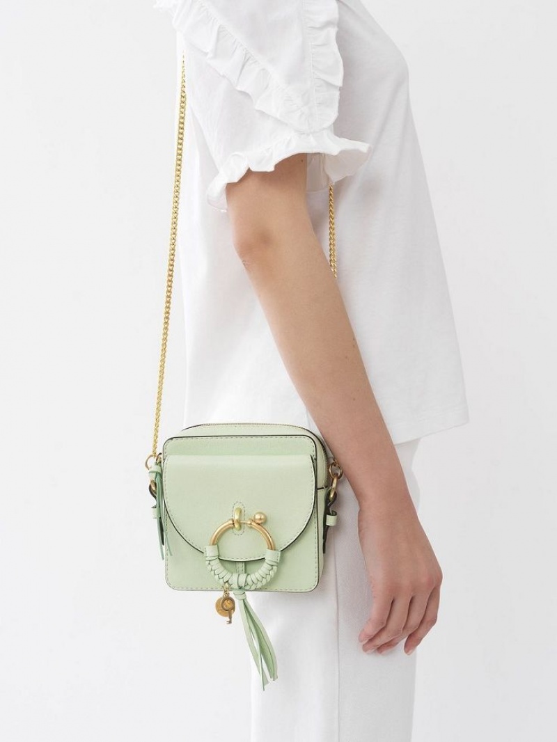 Mini Sacs Chloe Joan Camera Vert | CHE-SR14782