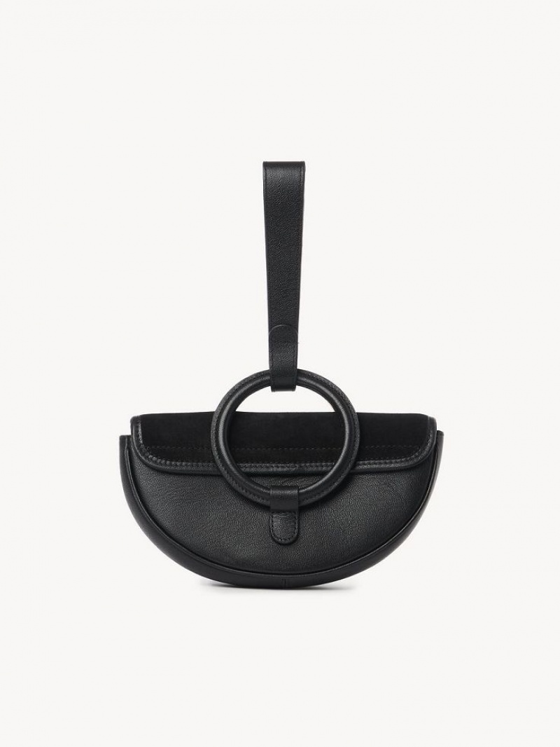 Mini Sacs Chloe Mara Half Moon Noir | CHE-SR14754