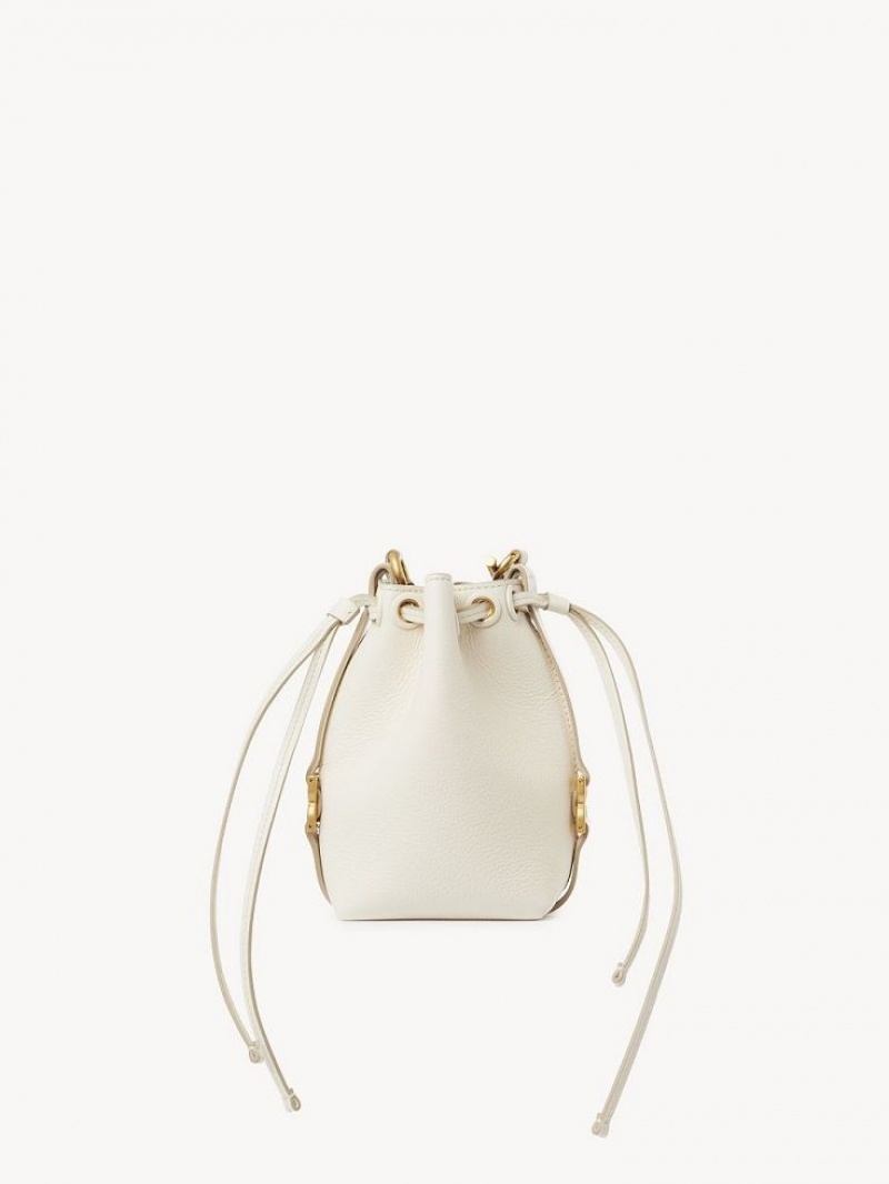 Mini Sacs Chloe Marcie Bucket Blanche | CHE-SR13717