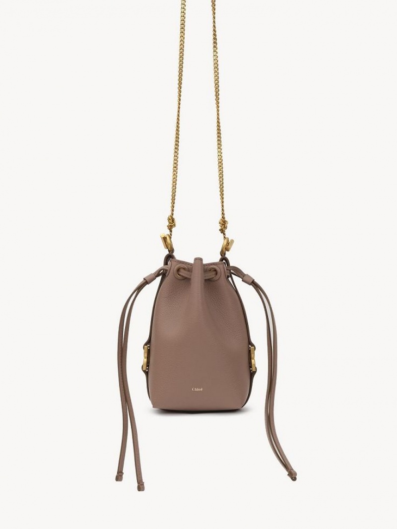 Mini Sacs Chloe Marcie Bucket Marron | CHE-SR13716