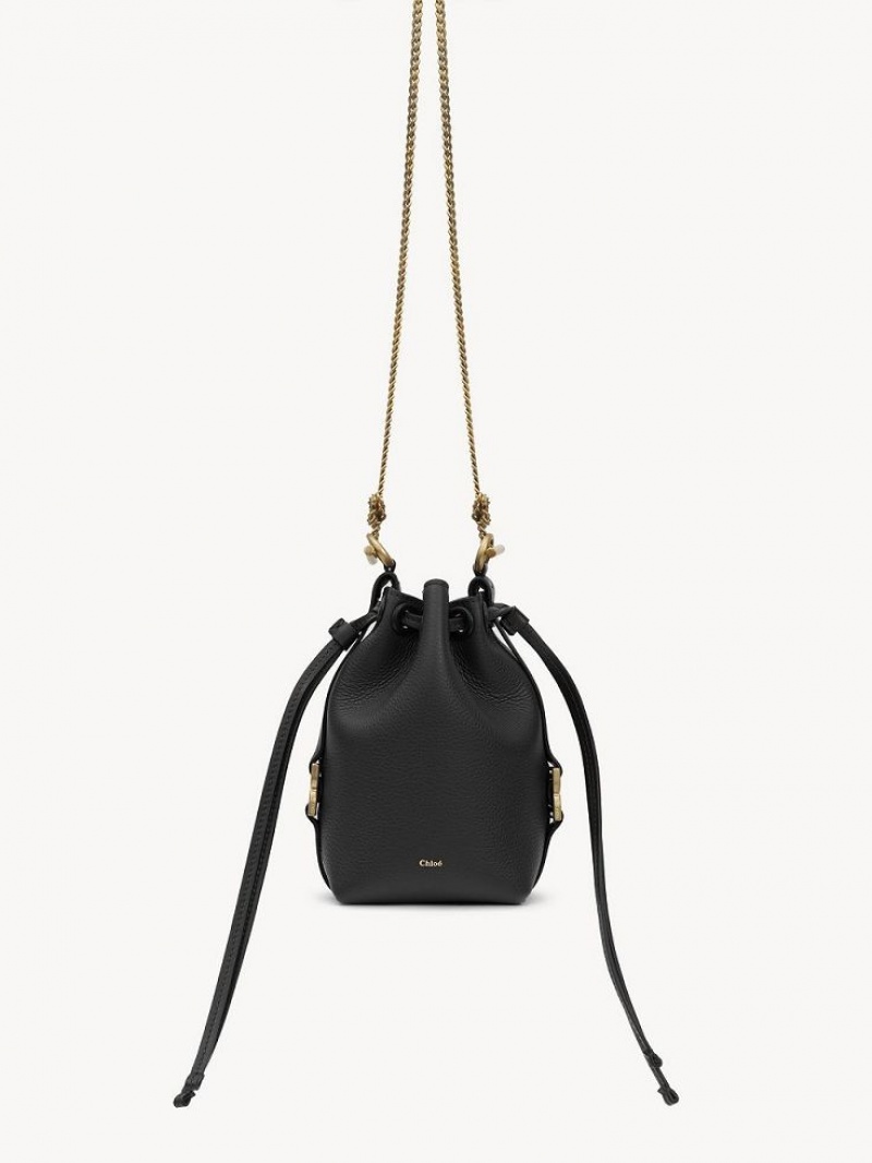 Mini Sacs Chloe Marcie Bucket Noir | CHE-SR13718