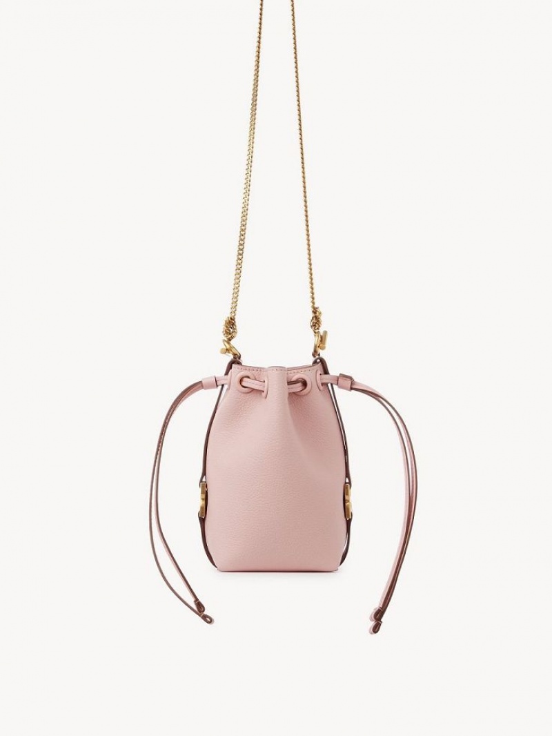 Mini Sacs Chloe Marcie Bucket Rose | CHE-SR13741