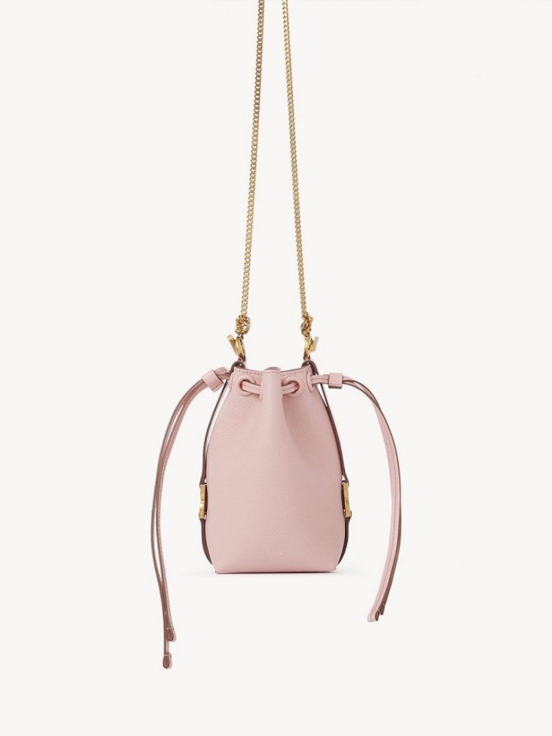 Mini Sacs Chloe Marcie Bucket Rose | CHE-SR13741