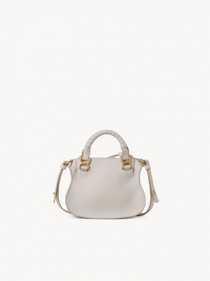 Mini Sacs Chloe Marcie Double Carry Grise | CHE-SR13714