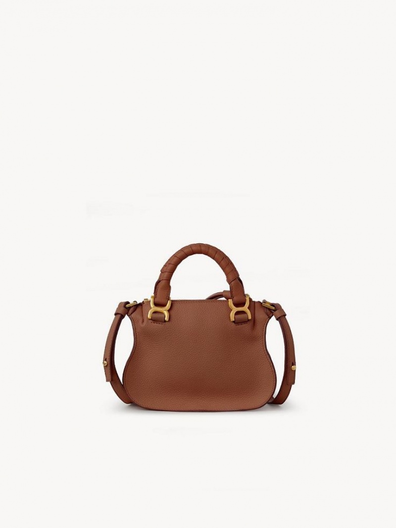 Mini Sacs Chloe Marcie Double Carry Marron | CHE-SR13725