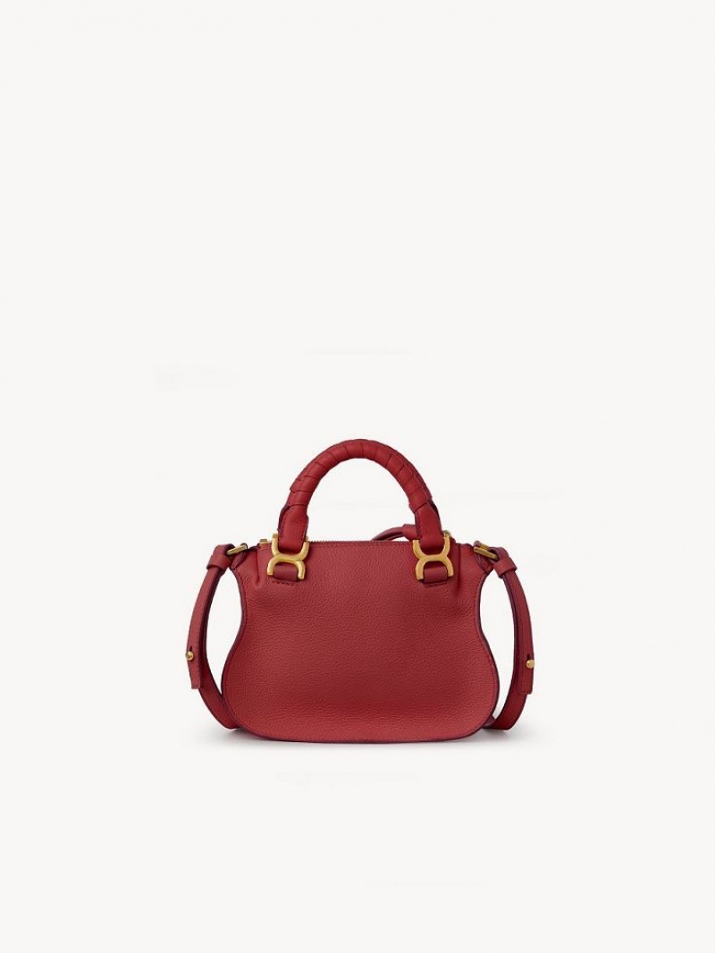 Mini Sacs Chloe Marcie Double Carry Rose | CHE-SR13712