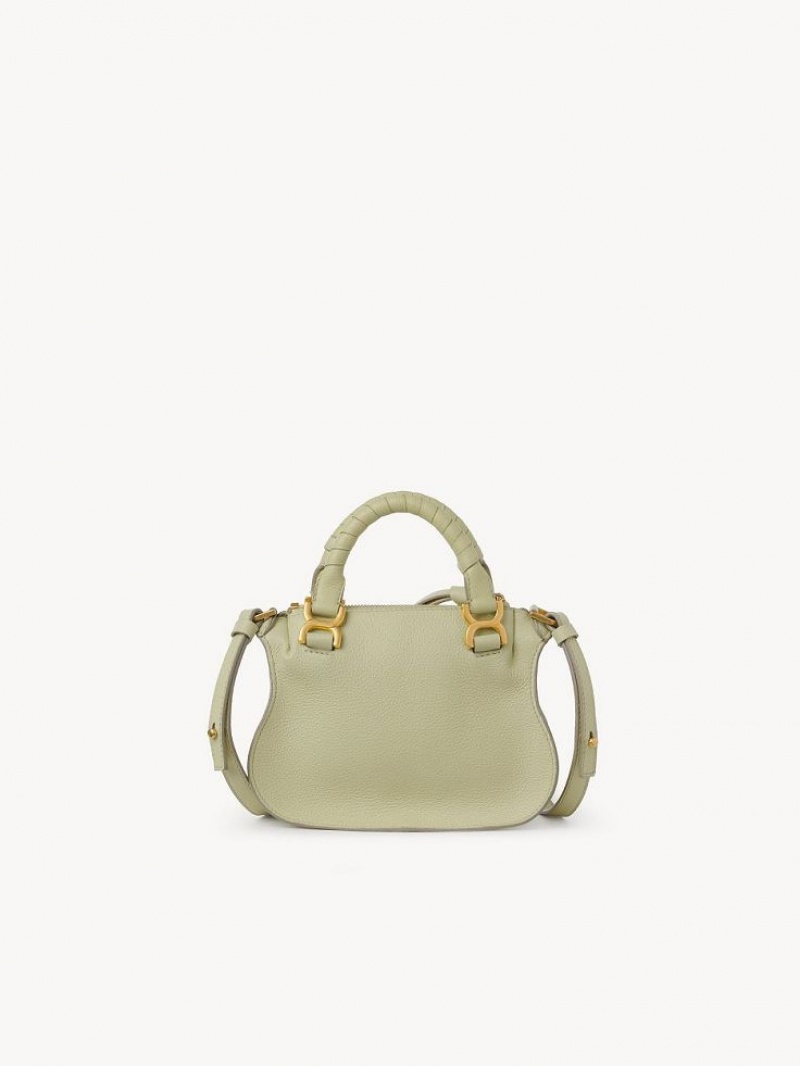 Mini Sacs Chloe Marcie Double Carry Vert | CHE-SR13674