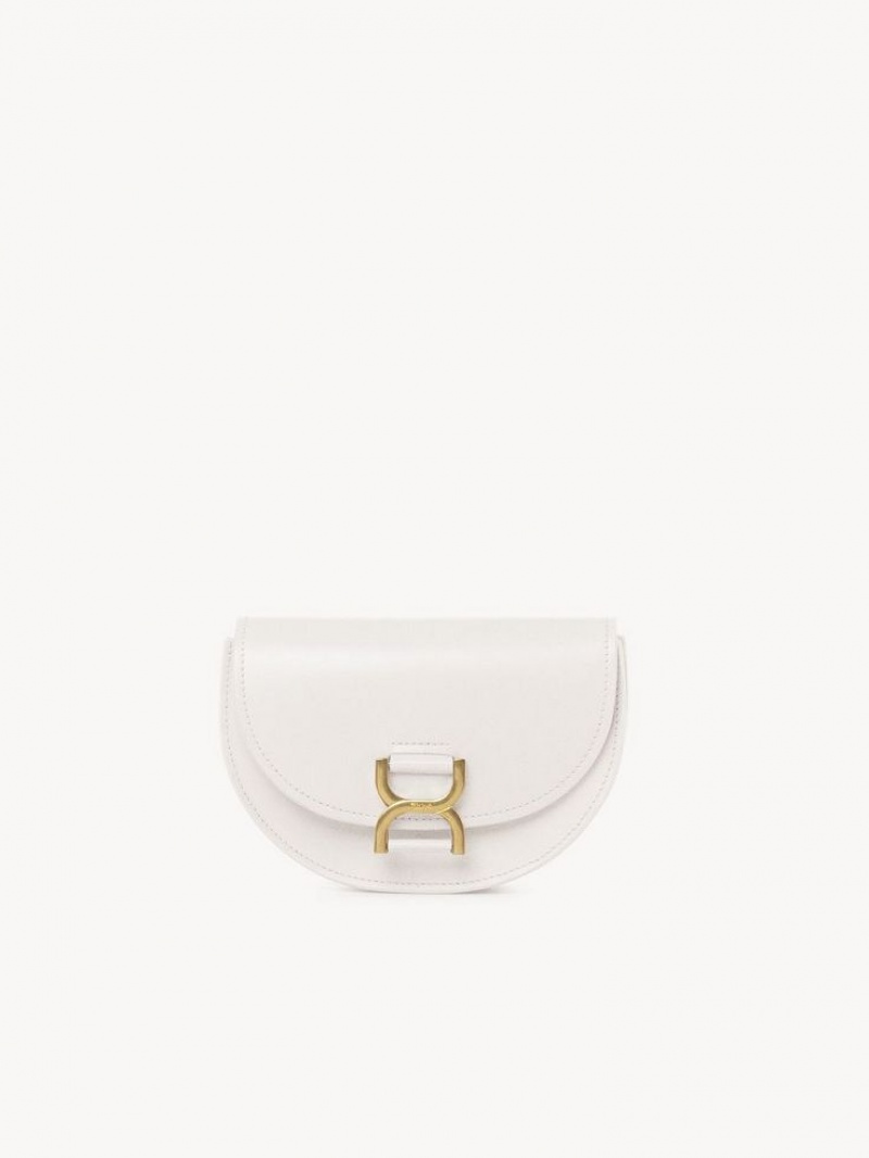 Mini Sacs Chloe Marcie Flap Blanche | CHE-SR13709