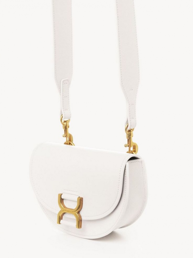 Mini Sacs Chloe Marcie Flap Blanche | CHE-SR13709