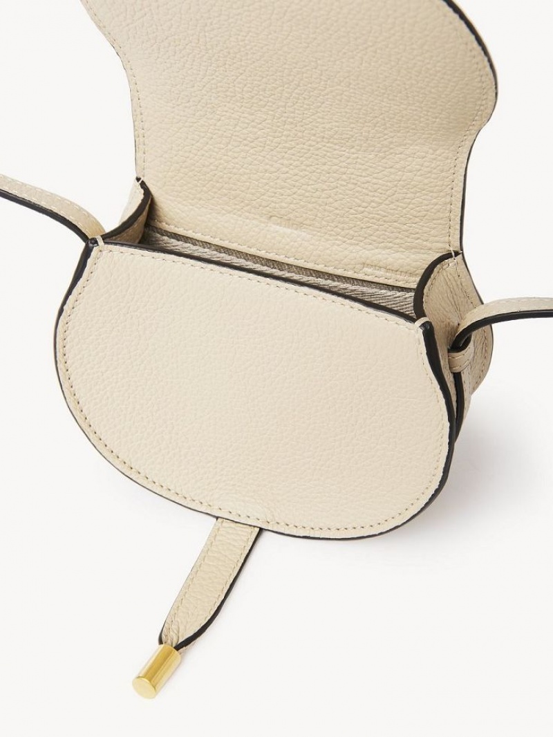 Mini Sacs Chloe Marcie Nano Saddle Beige | CHE-SR13683