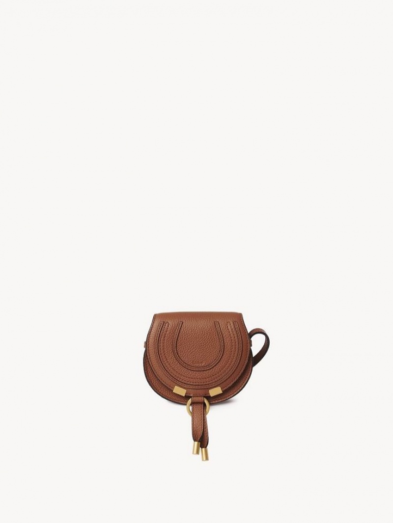 Mini Sacs Chloe Marcie Nano Saddle Marron | CHE-SR13684