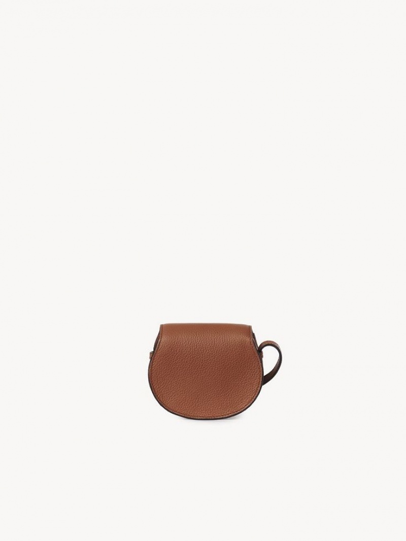 Mini Sacs Chloe Marcie Nano Saddle Marron | CHE-SR13684