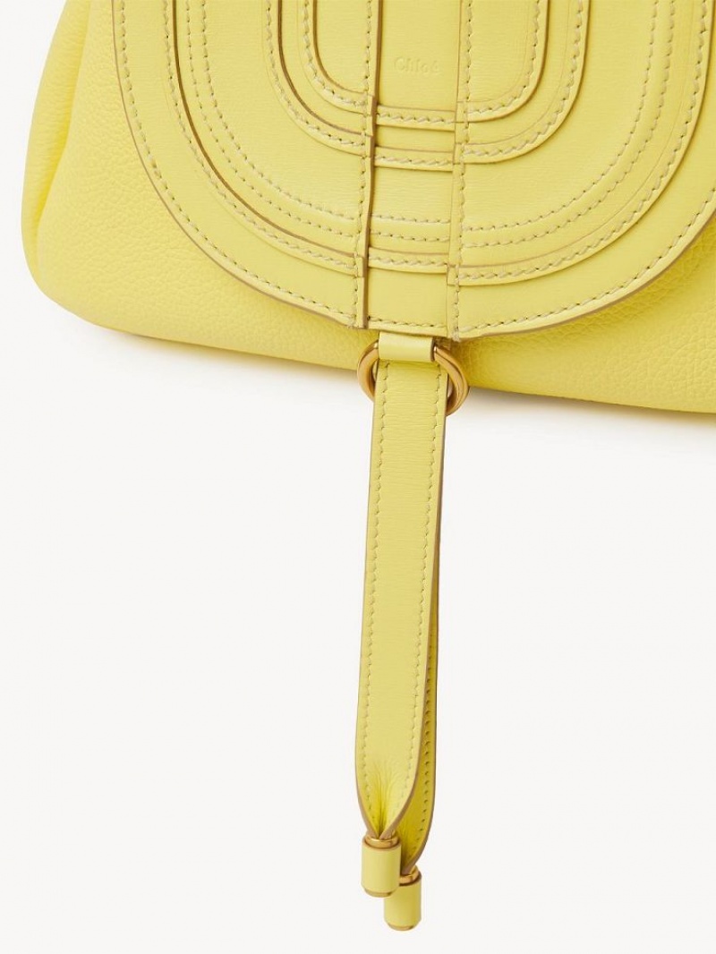 Mini Sacs Chloe Marcie Small Clutch Jaune | CHE-SR13679