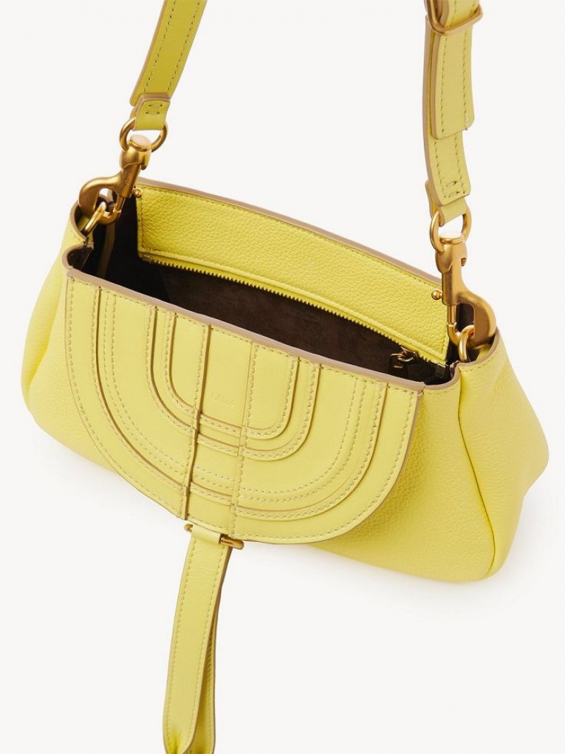 Mini Sacs Chloe Marcie Small Clutch Jaune | CHE-SR13679