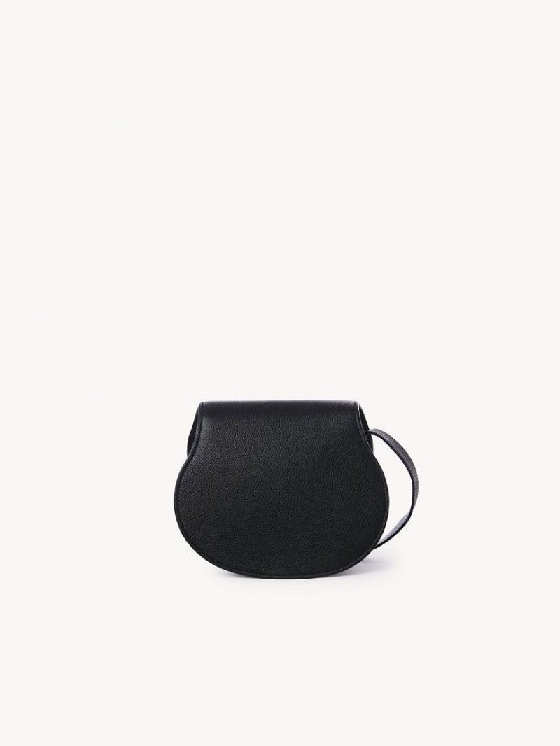 Mini Sacs Chloe Marcie Small Saddle Noir | CHE-SR13663