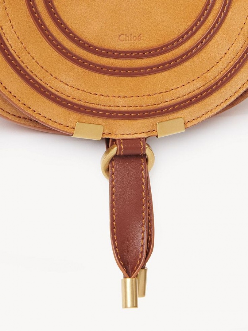 Mini Sacs Chloe Marcie Small Saddle Orange | CHE-SR13668