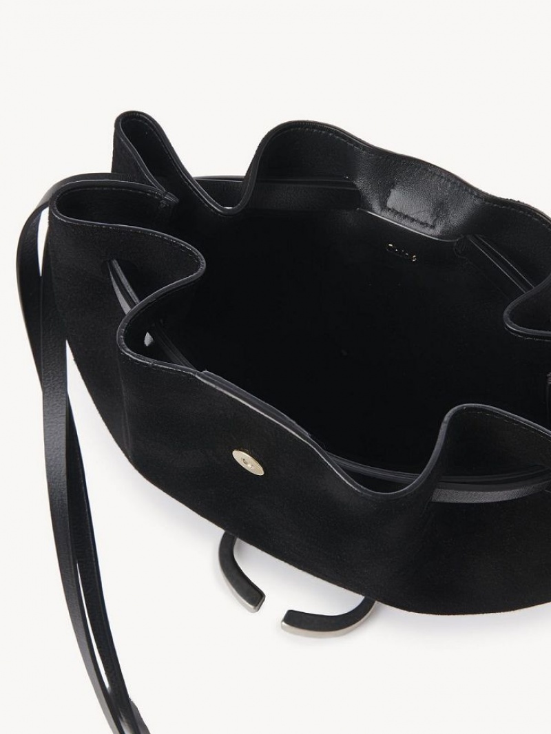 Mini Sacs Chloe Round Pouch Noir | CHE-SR13708