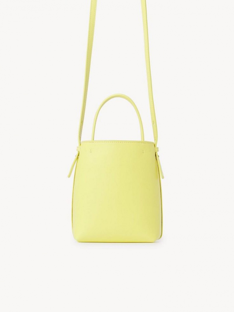 Mini Sacs Chloe Sense Tote Jaune | CHE-SR13672