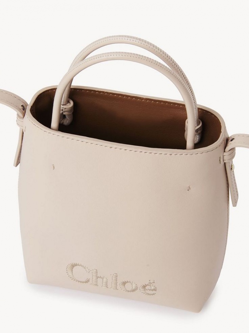 Mini Sacs Chloe Sense Tote Rose | CHE-SR13719