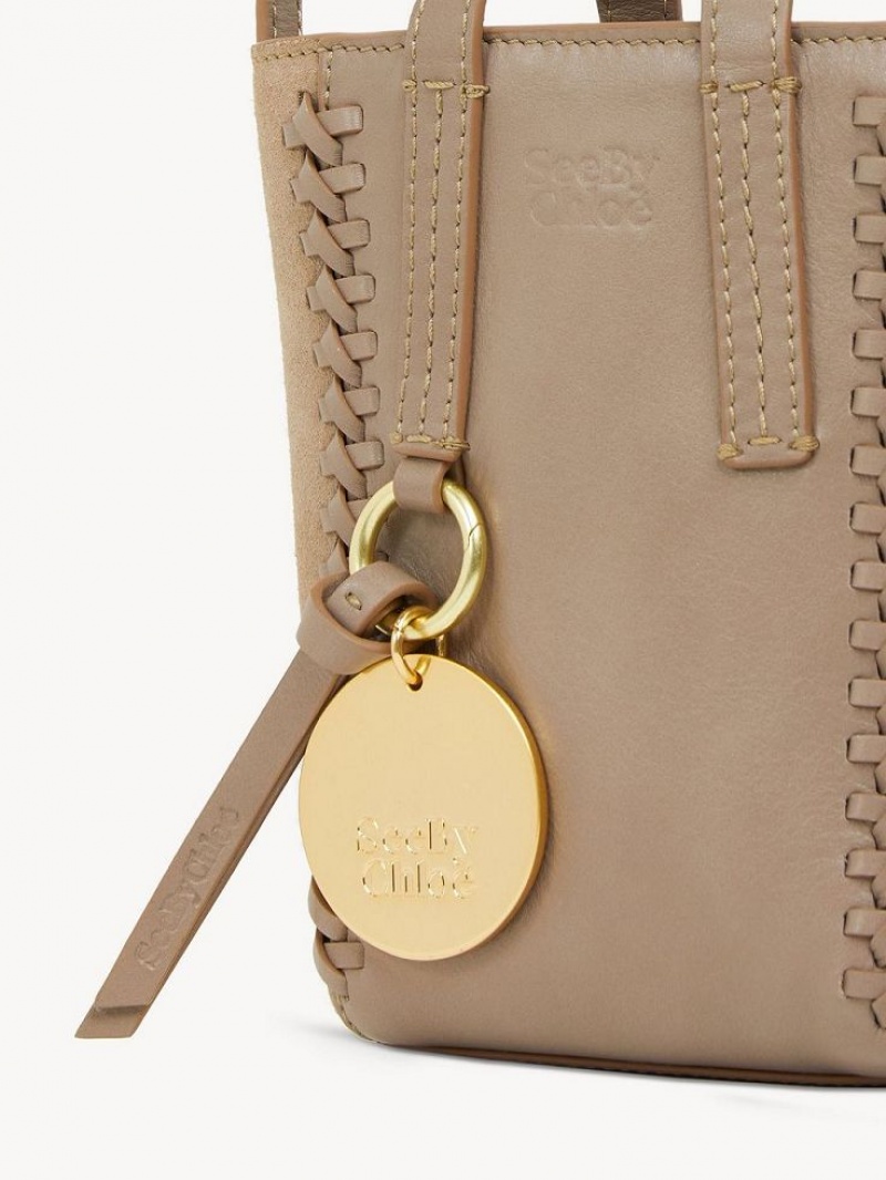 Mini Sacs Chloe Tilda Tote Grise | CHE-SR14751