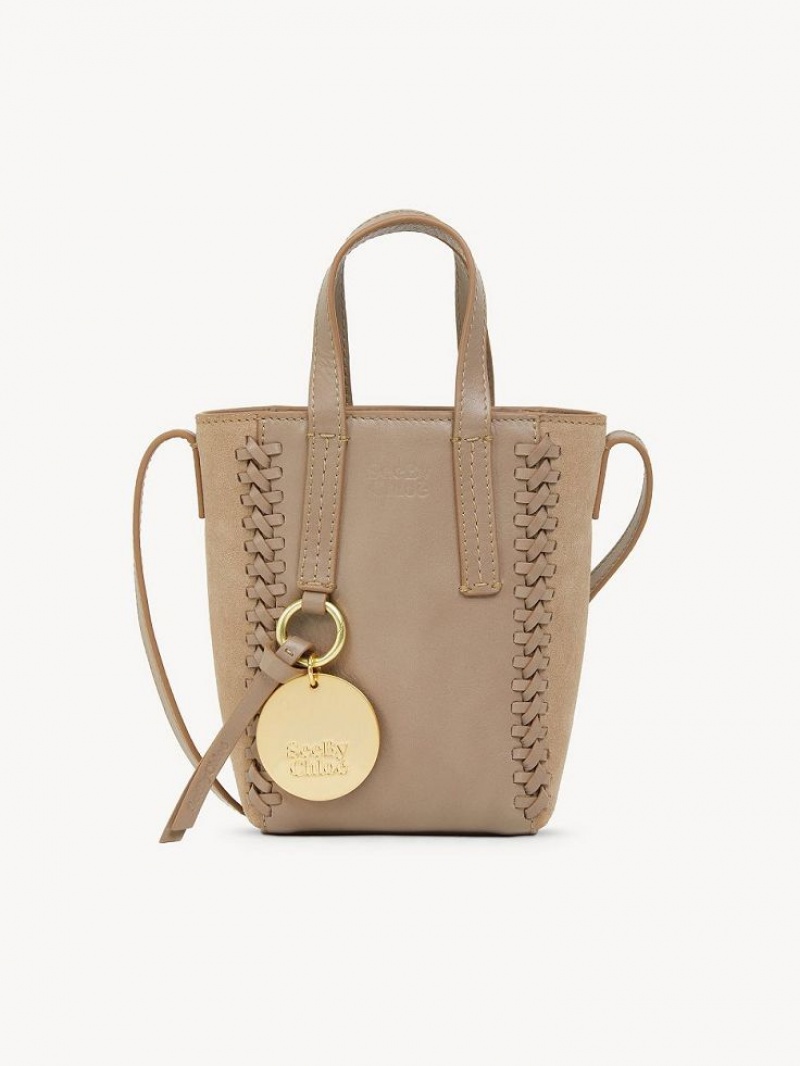 Mini Sacs Chloe Tilda Tote Grise | CHE-SR14751