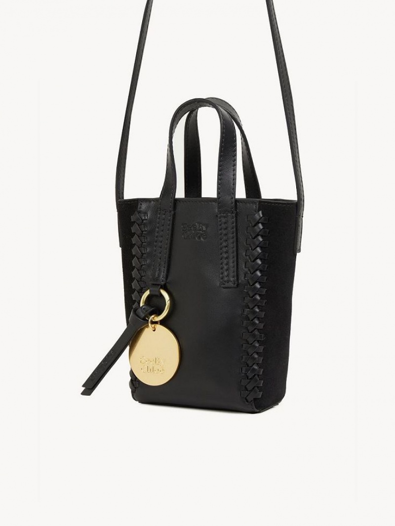 Mini Sacs Chloe Tilda Tote Noir | CHE-SR14752