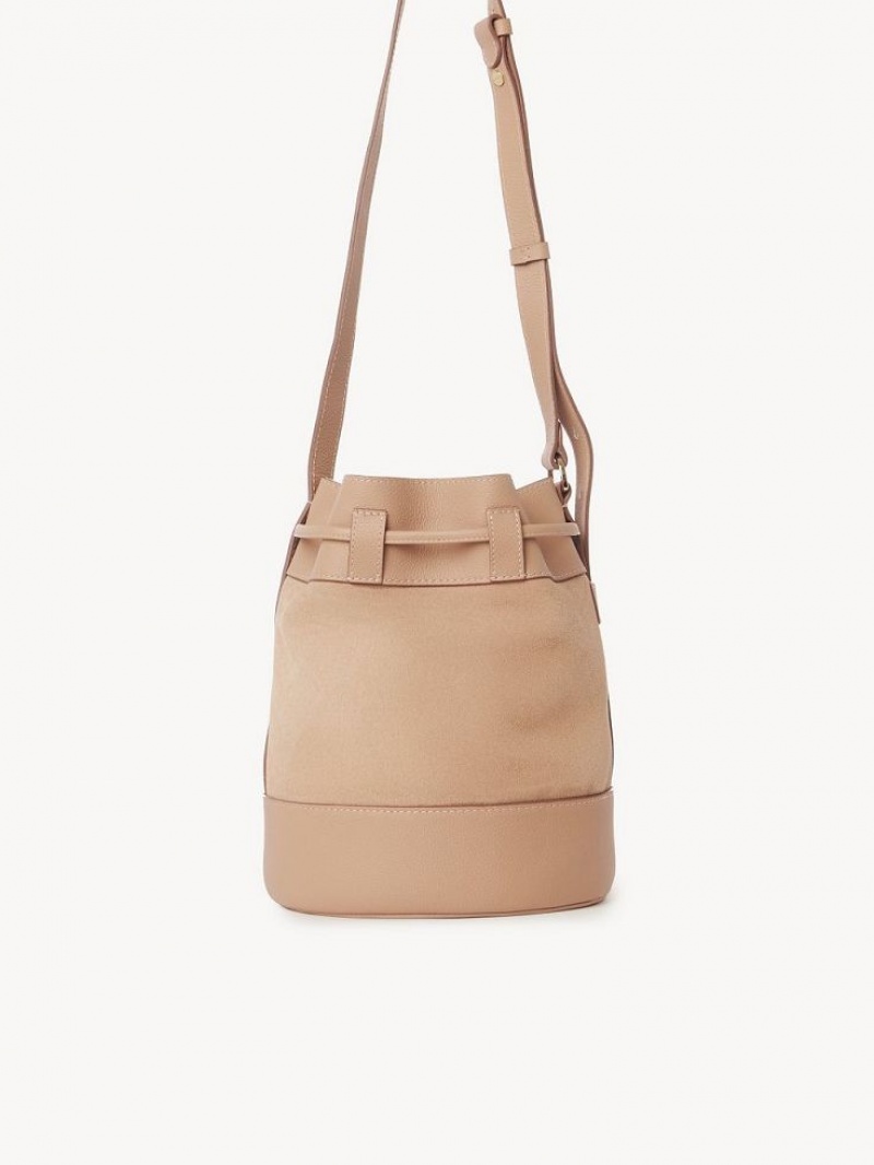 Mini Sacs Chloe Vicki Bucket Cafe Rose | CHE-SR14747